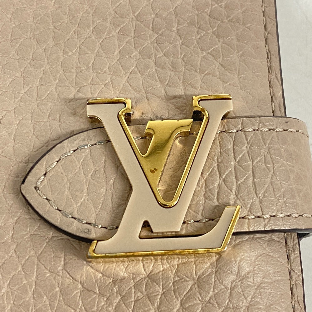 LOUIS VUITTON Bifold Wallet M82198 leather Galle Capusine V Vertical Wallet Capucines Women  d