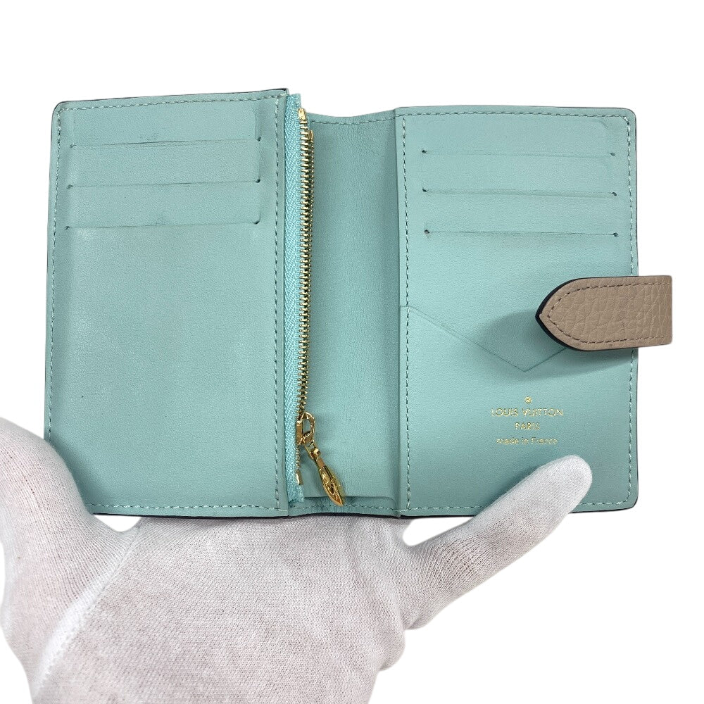 LOUIS VUITTON Bifold Wallet M82198 leather Galle Capusine V Vertical Wallet Capucines Women  d