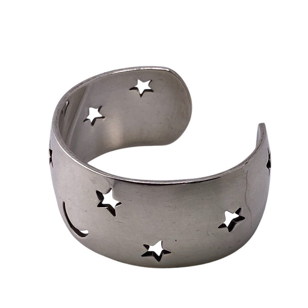 HERMES Bangle Silver925 Silver Moon star Women  d