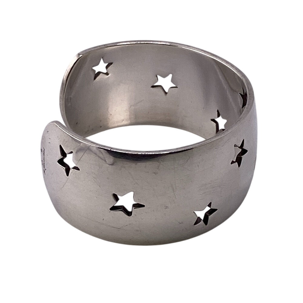 HERMES Bangle Silver925 Silver Moon star Women  d