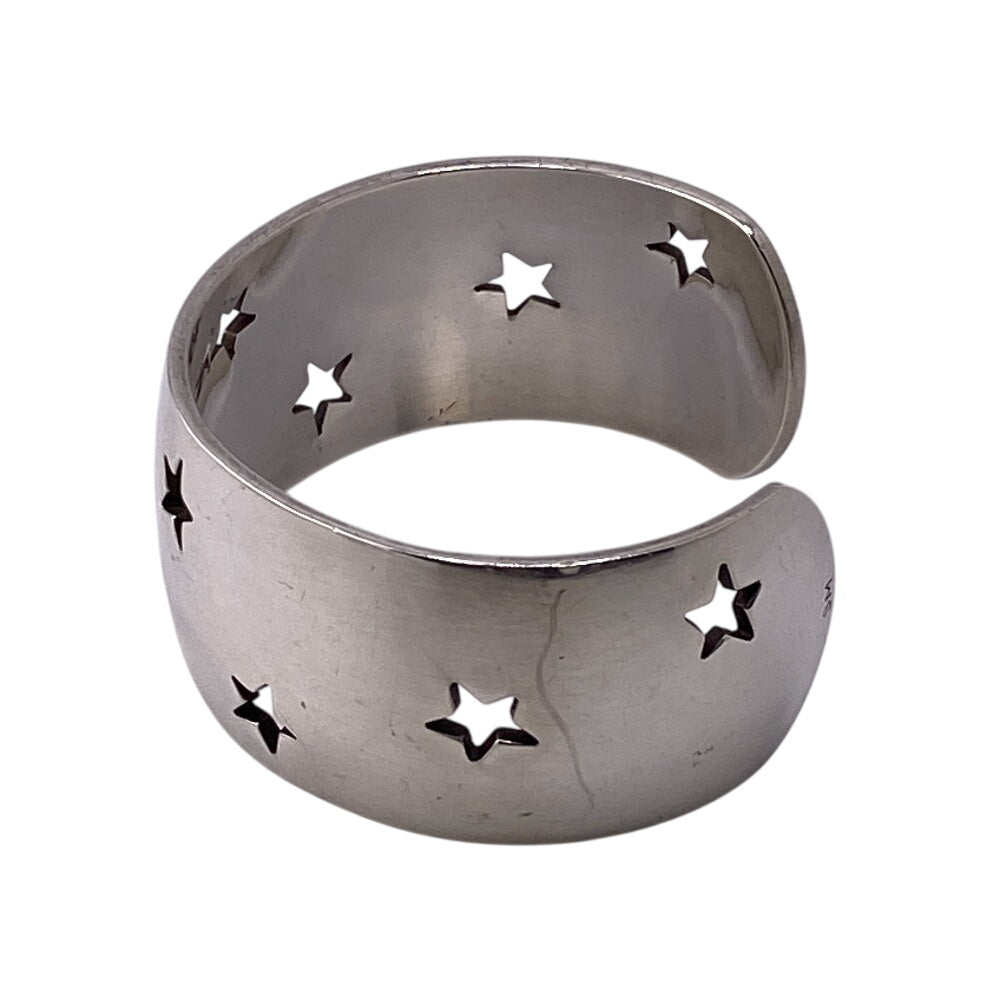HERMES Bangle Silver925 Silver Moon star Women  d