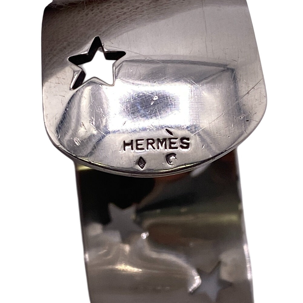 HERMES Bangle Silver925 Silver Moon star Women  d