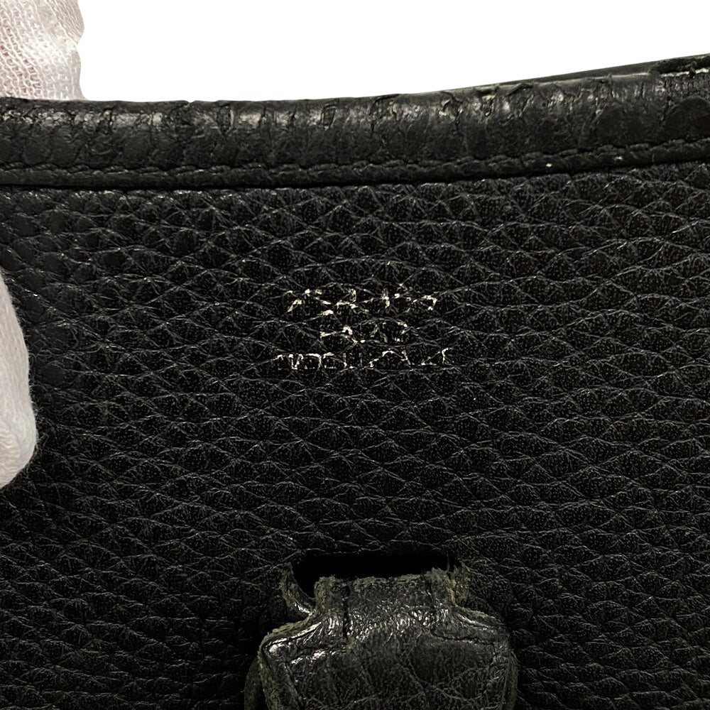 HERMES Shoulder Bag Taurillon Clemence black Taurillon Clemence Evelyn 3 29 PM mens  d