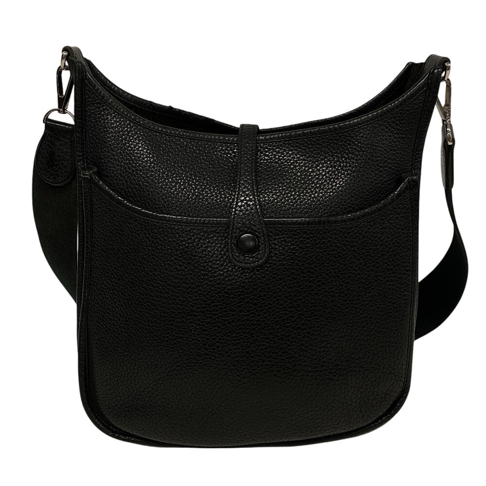 HERMES Shoulder Bag Taurillon Clemence black Taurillon Clemence Evelyn 3 29 PM mens  d