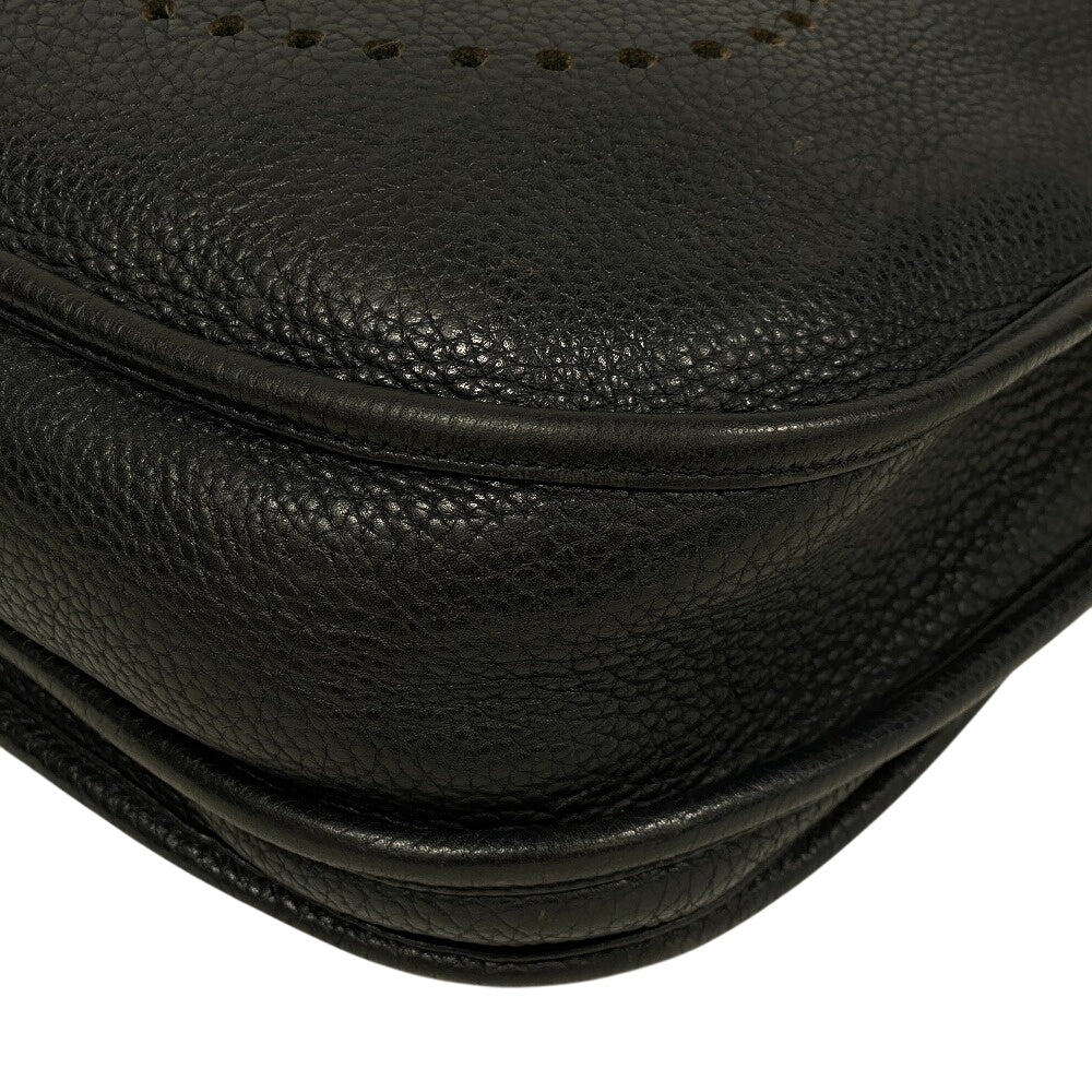 HERMES Shoulder Bag Taurillon Clemence black Taurillon Clemence Evelyn 3 29 PM mens  d