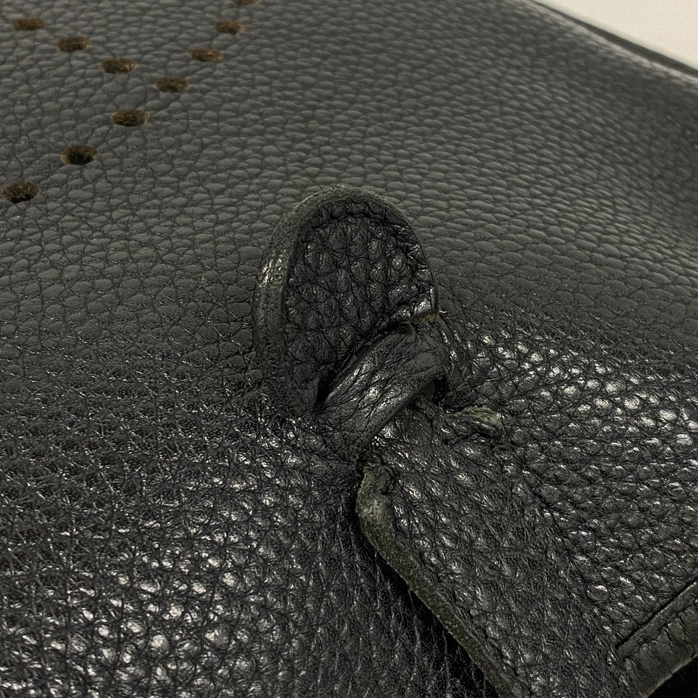 HERMES Shoulder Bag Taurillon Clemence black Taurillon Clemence Evelyn 3 29 PM mens  d