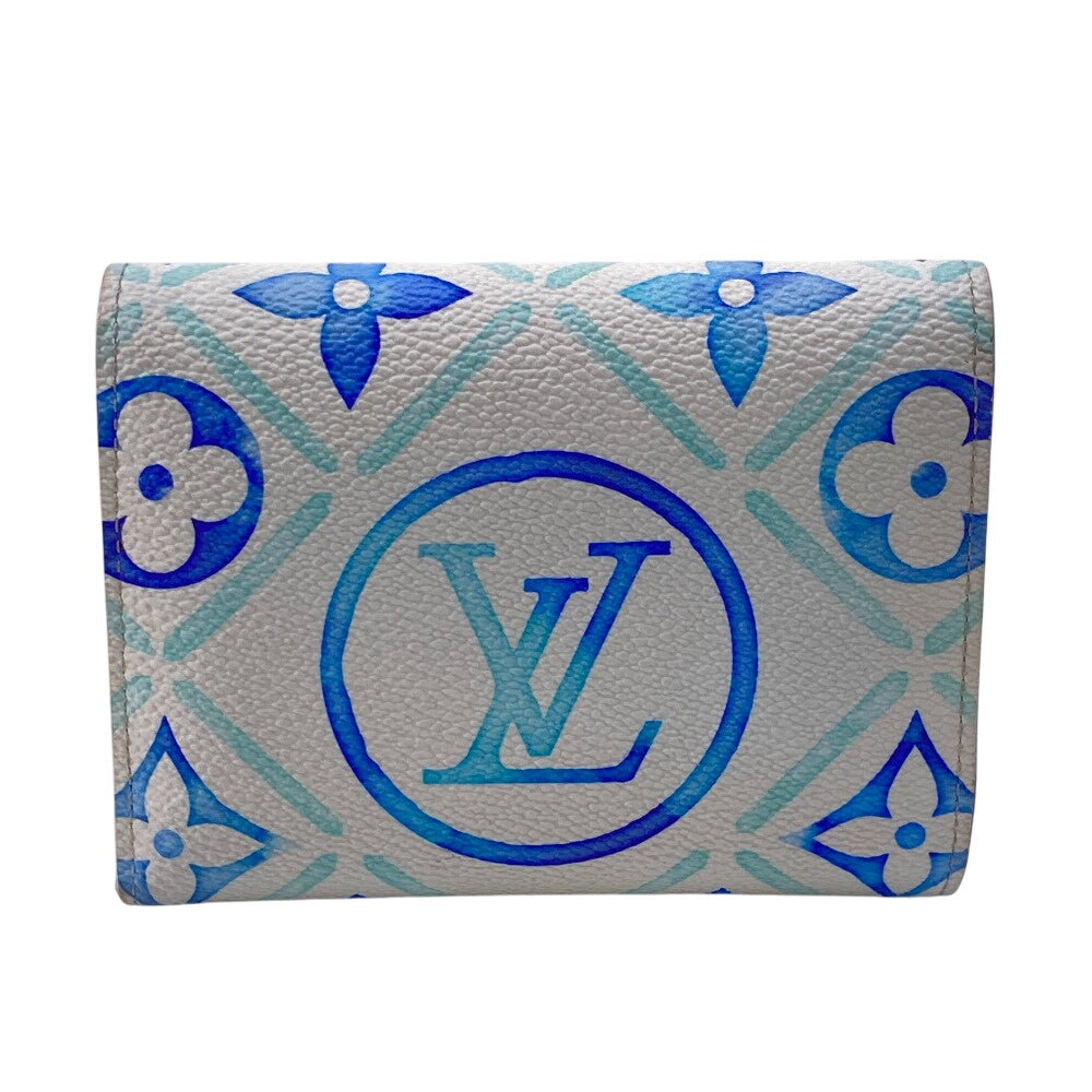 LOUIS VUITTON Bifold Wallet M83623 Monogram blue Monogram Portefeuille Victorine Women  d