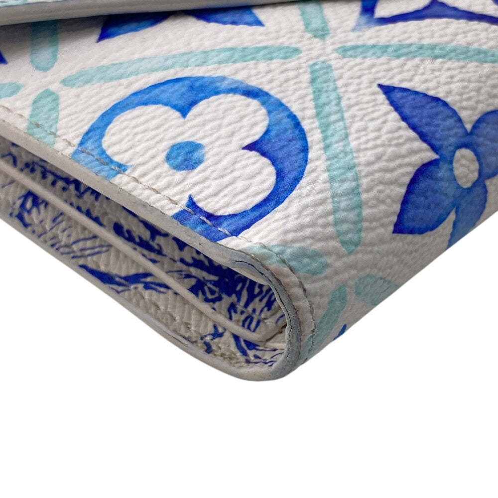 LOUIS VUITTON Bifold Wallet M83623 Monogram blue Monogram Portefeuille Victorine Women  d