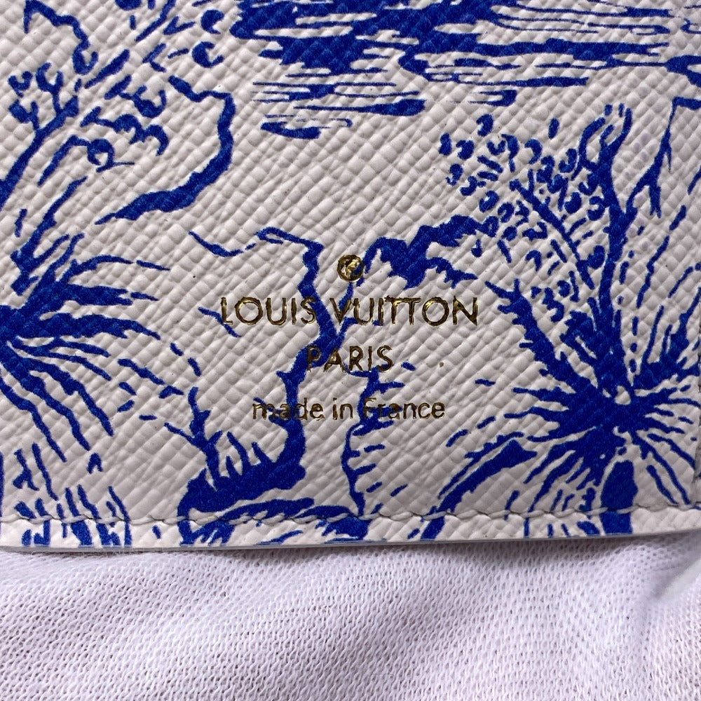 LOUIS VUITTON Bifold Wallet M83623 Monogram blue Monogram Portefeuille Victorine Women  d