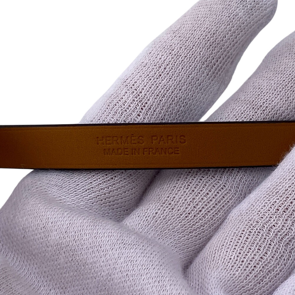 HERMES bracelet Gold Plated, Leather black U:2022 Kelly DeBultour unisex(Unisex) T3  d