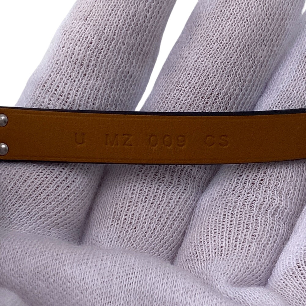 HERMES bracelet Gold Plated, Leather black U:2022 Kelly DeBultour unisex(Unisex) T3  d