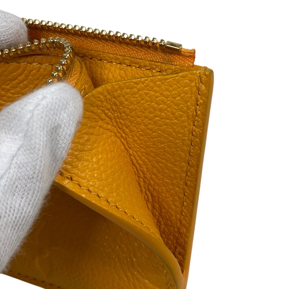 LOUIS VUITTON Coin case M11412 Monogram Ann Platt yellow Card Case Monogram Ann Platt Porte Cartes Romy(Unisex)  d