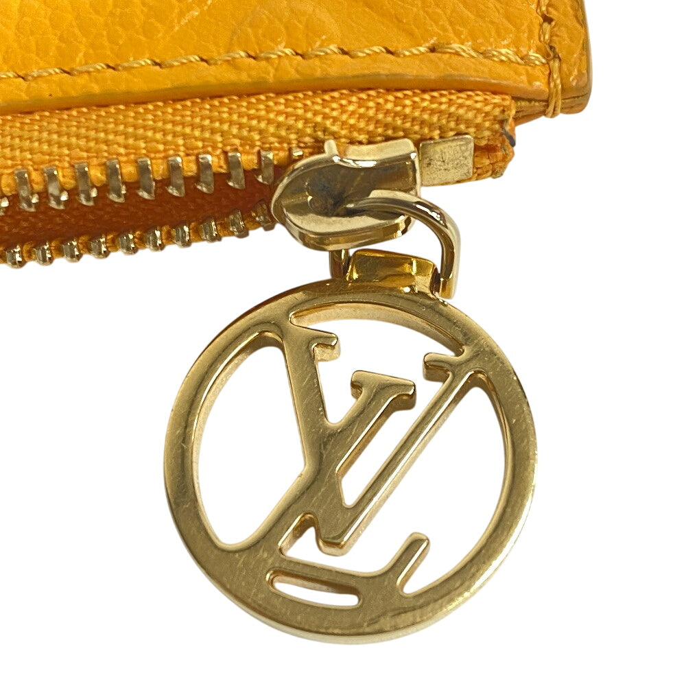 LOUIS VUITTON Coin case M11412 Monogram Ann Platt yellow Card Case Monogram Ann Platt Porte Cartes Romy(Unisex)  d