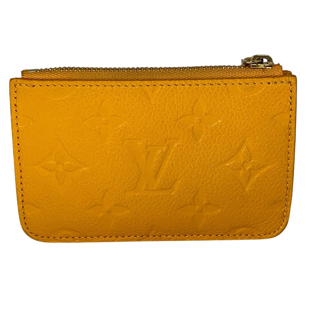 LOUIS VUITTON Coin case M11412 Monogram Ann Platt yellow Card Case Monogram Ann Platt Porte Cartes Romy(Unisex)  d