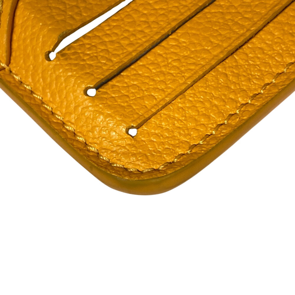 LOUIS VUITTON Coin case M11412 Monogram Ann Platt yellow Card Case Monogram Ann Platt Porte Cartes Romy(Unisex)  d