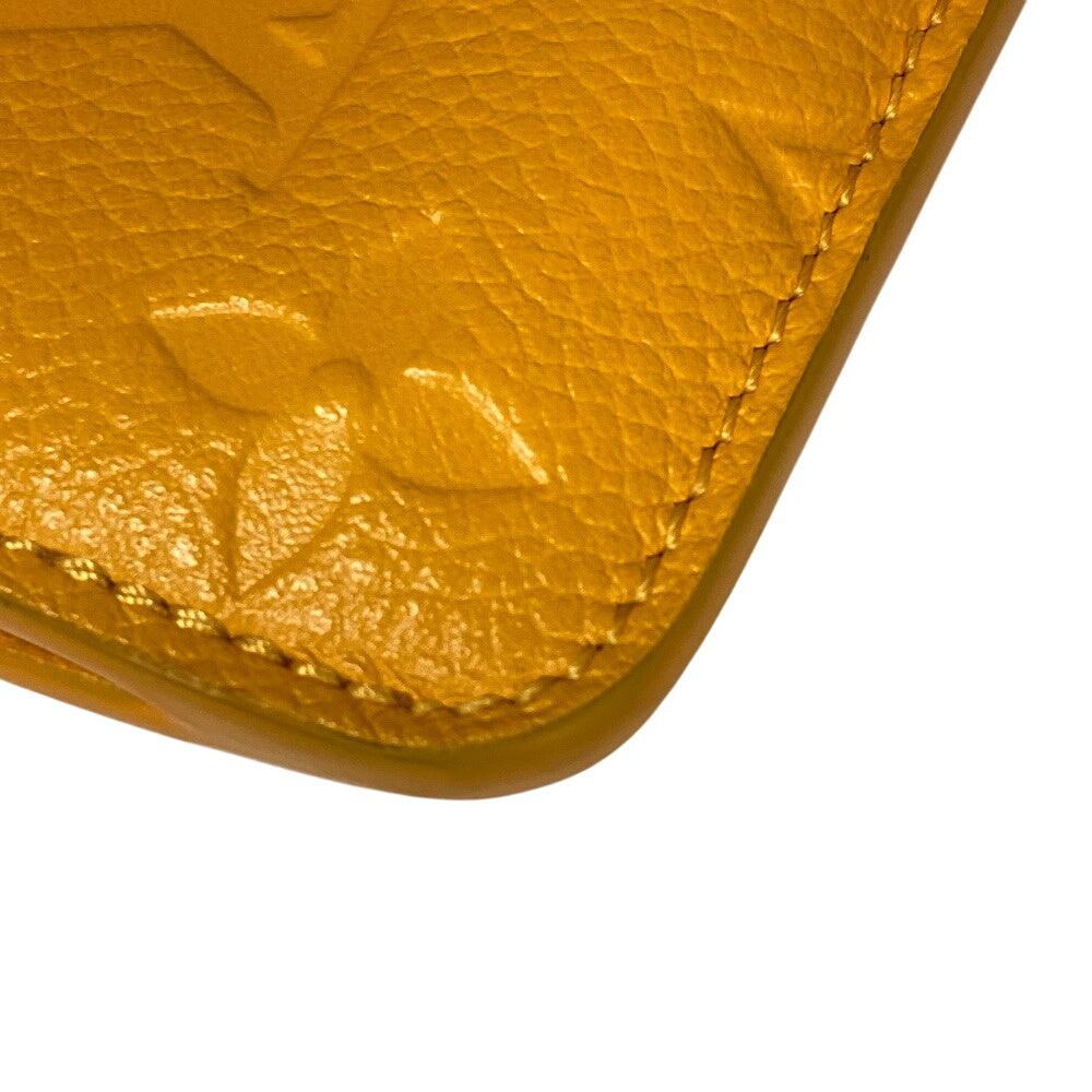 LOUIS VUITTON Coin case M11412 Monogram Ann Platt yellow Card Case Monogram Ann Platt Porte Cartes Romy(Unisex)  d