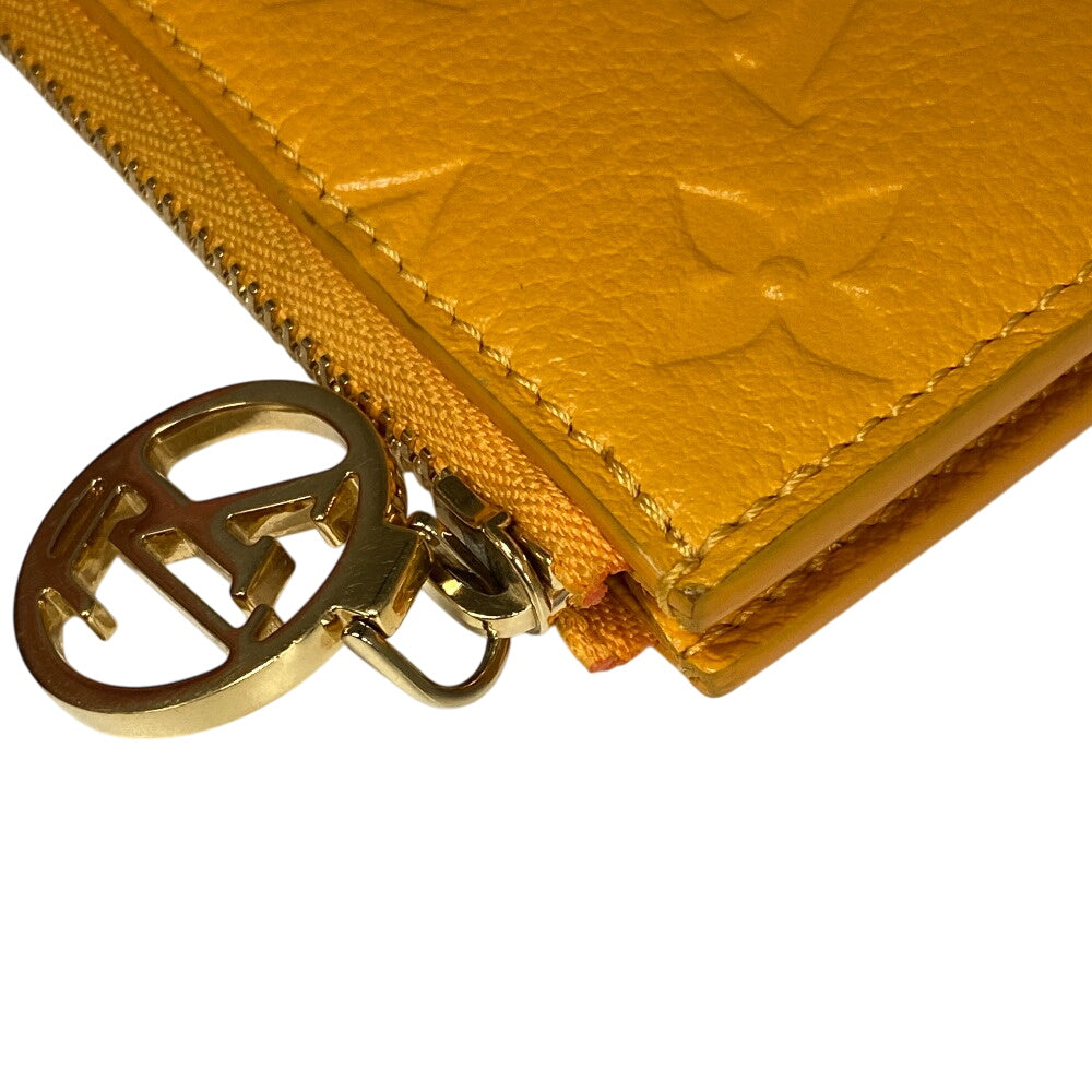 LOUIS VUITTON Coin case M11412 Monogram Ann Platt yellow Card Case Monogram Ann Platt Porte Cartes Romy(Unisex)  d