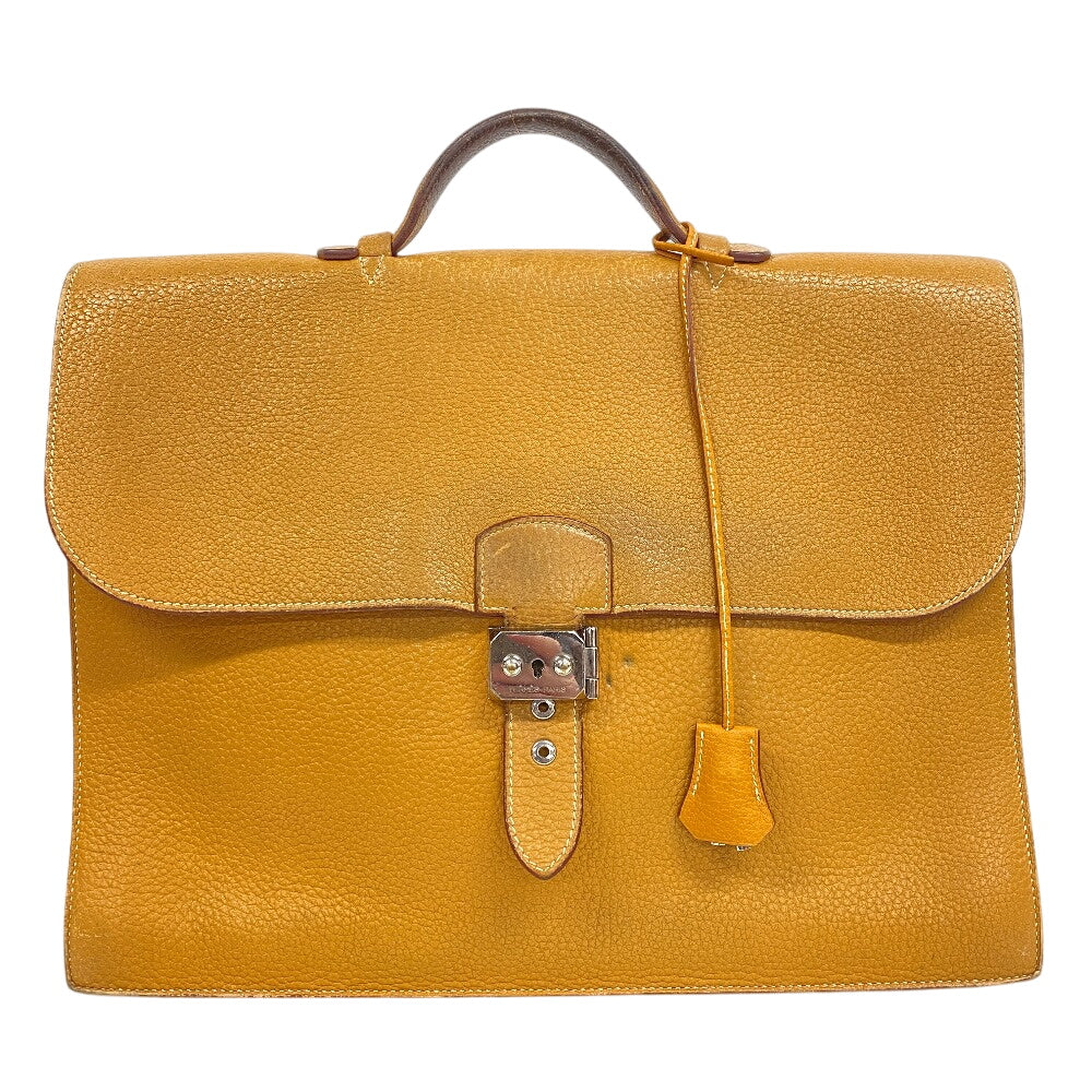 HERMES Business bag Fjord natural Sac Adepeche 38 mens  d