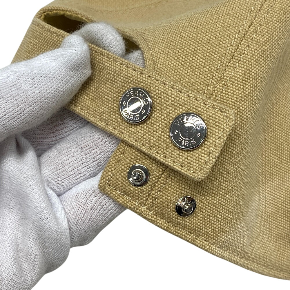 HERMES cap cotton beige Serena Seashell unisex(Unisex) 58  d