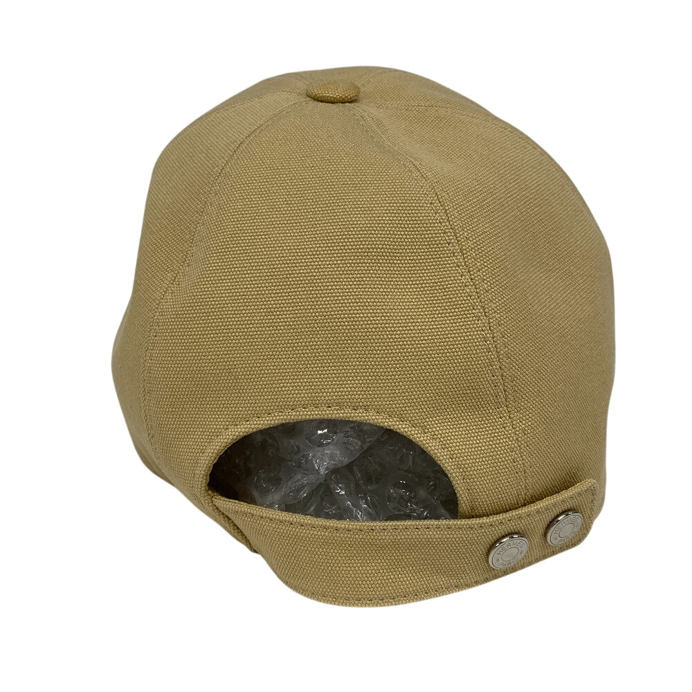 HERMES cap cotton beige Serena Seashell unisex(Unisex) 58  d