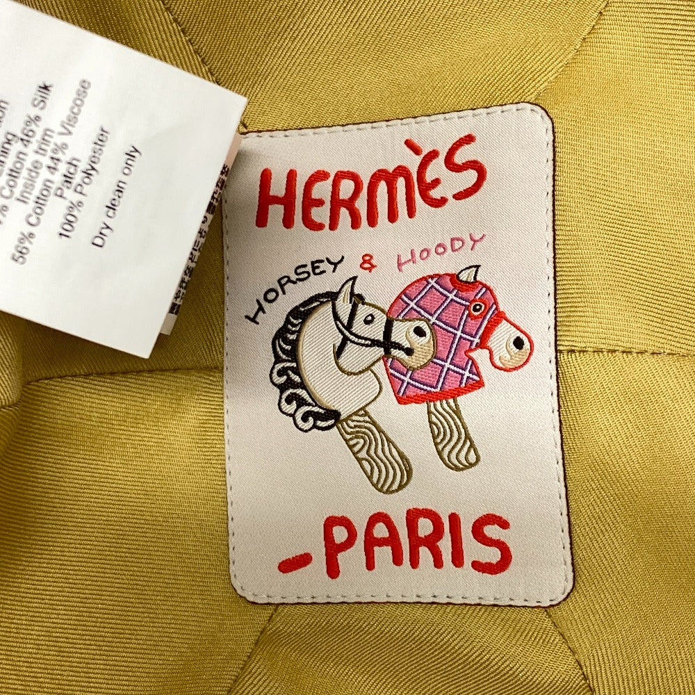 HERMES cap cotton beige Serena Seashell unisex(Unisex) 58  d