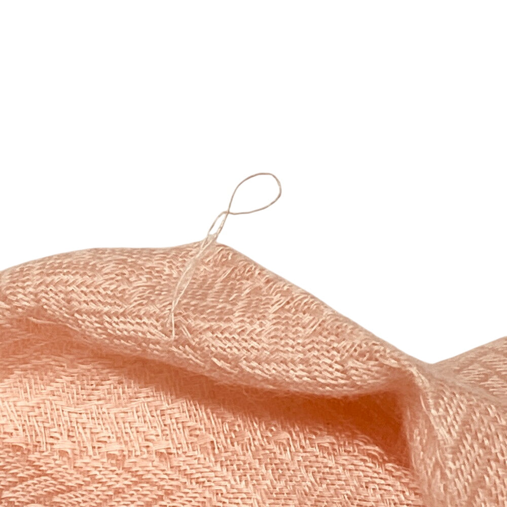 HERMES Stall Cashmere, Silk pink Bookplate New Libris Women  d