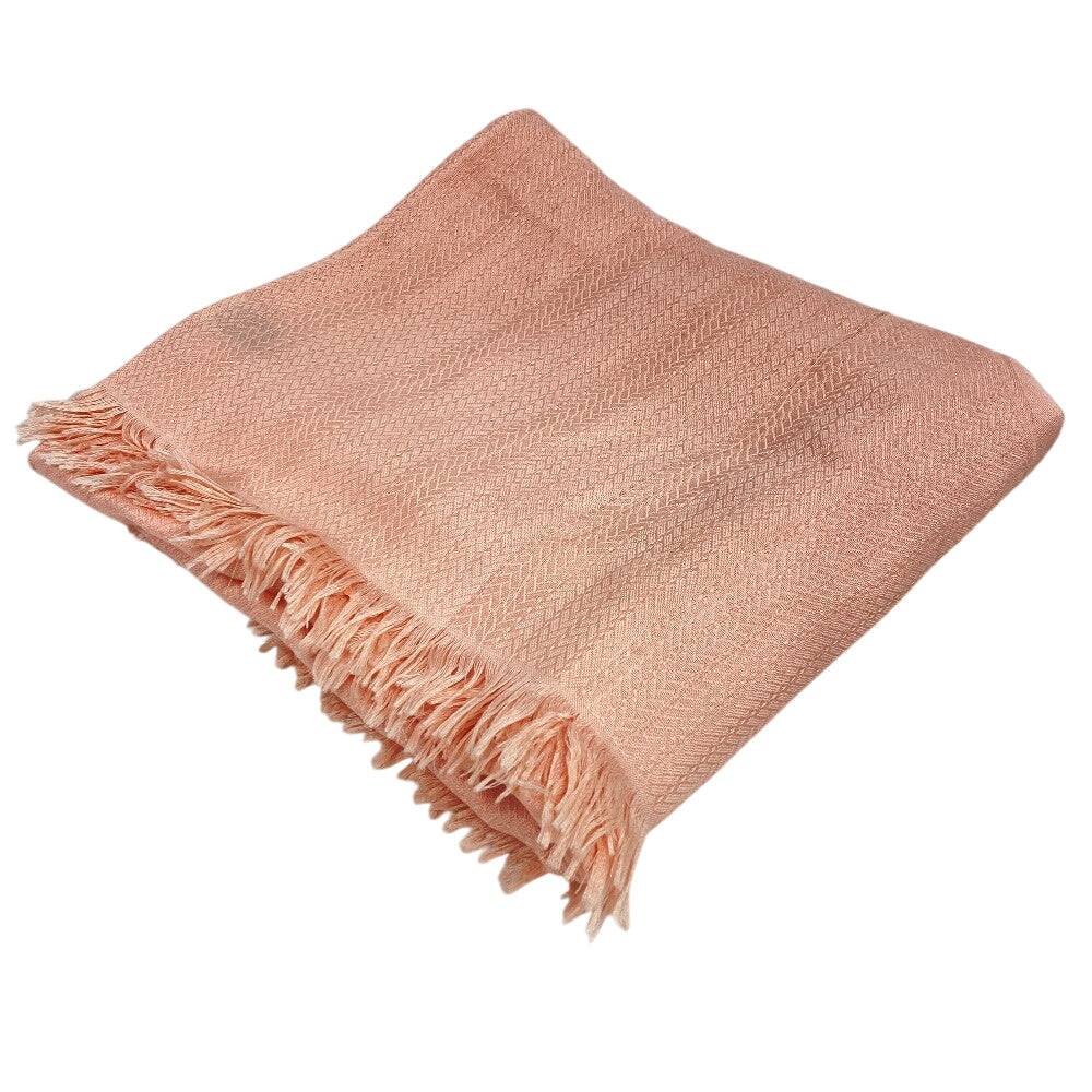 HERMES Stall Cashmere, Silk pink Bookplate New Libris Women  d