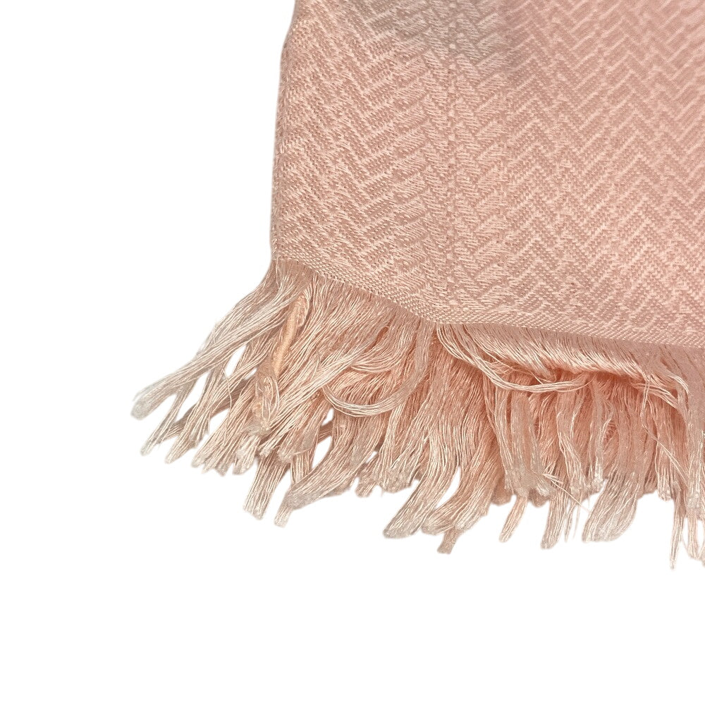 HERMES Stall Cashmere, Silk pink Bookplate New Libris Women  d