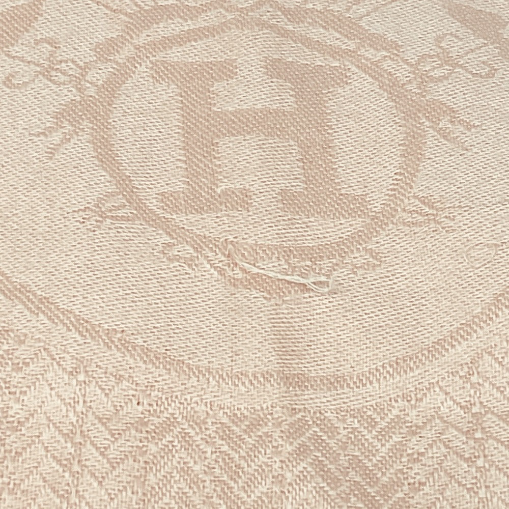 HERMES Stall Cashmere, Silk pink Bookplate New Libris Women  d