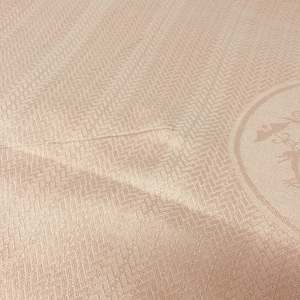 HERMES Stall Cashmere, Silk pink Bookplate New Libris Women  d