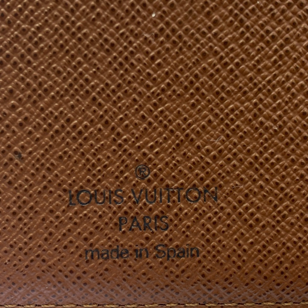 LOUIS VUITTON Bifold Wallet M62288 leather Brown Compact wallet Monogram Portefeuille Marco NM mens  d