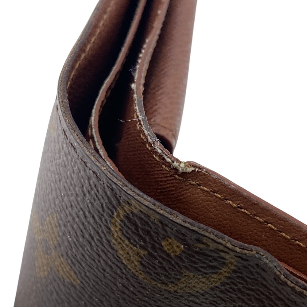 LOUIS VUITTON Bifold Wallet M62288 leather Brown Compact wallet Monogram Portefeuille Marco NM mens  d