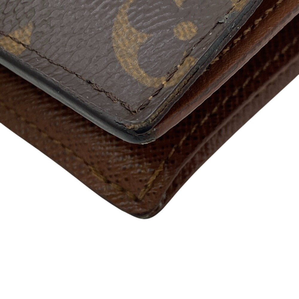 LOUIS VUITTON Bifold Wallet M62288 leather Brown Compact wallet Monogram Portefeuille Marco NM mens  d