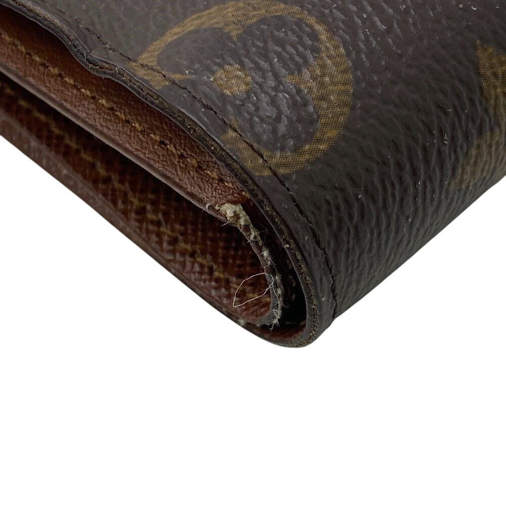 LOUIS VUITTON Bifold Wallet M62288 leather Brown Compact wallet Monogram Portefeuille Marco NM mens  d