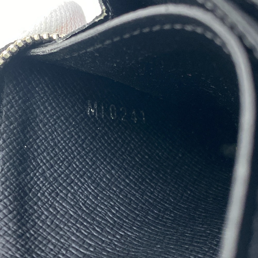 LOUIS VUITTON Coin case M30511 Noir Taiga Zip around purse mens  d
