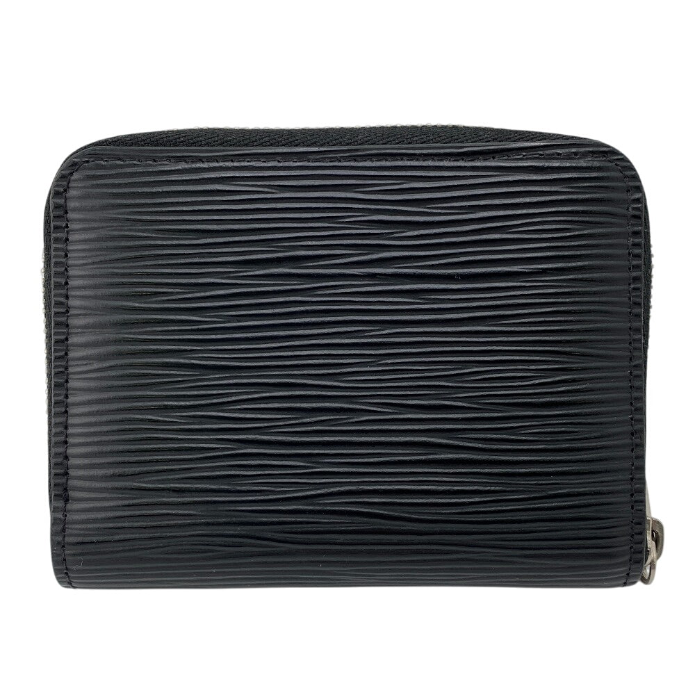 LOUIS VUITTON Coin case M60152 leather black 1 Epi Zip around purse mens(Unisex)  d