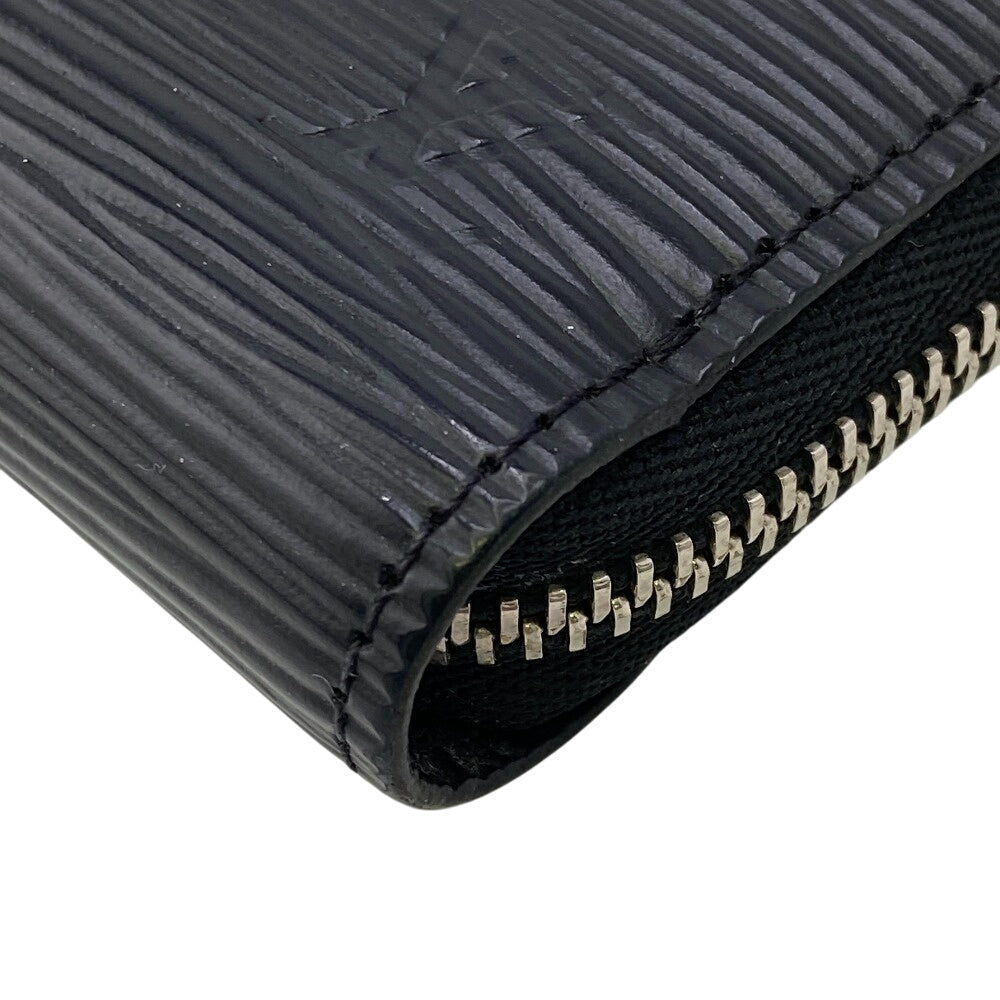 LOUIS VUITTON Coin case M60152 leather black 1 Epi Zip around purse mens(Unisex)  d