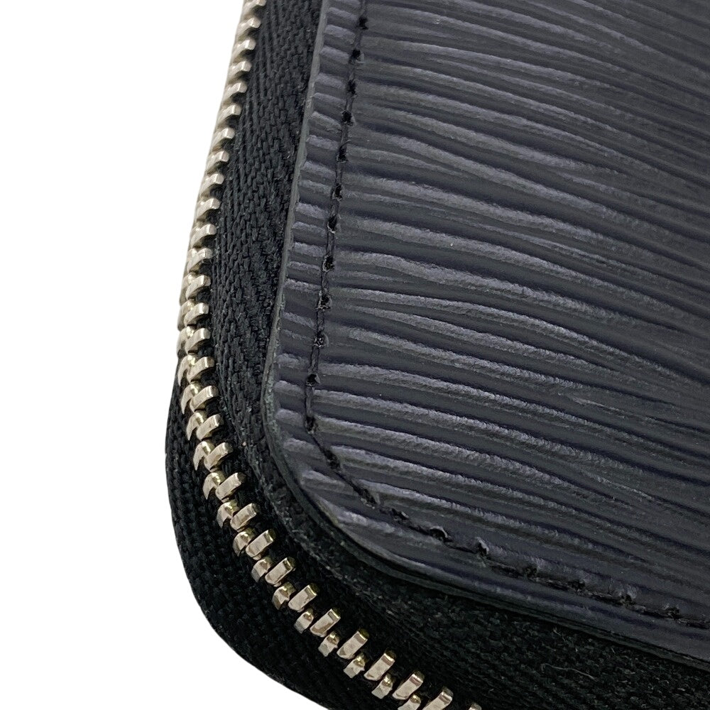 LOUIS VUITTON Coin case M60152 leather black 1 Epi Zip around purse mens(Unisex)  d