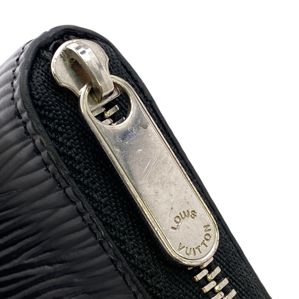 LOUIS VUITTON Coin case M60152 leather black 1 Epi Zip around purse mens(Unisex)  d
