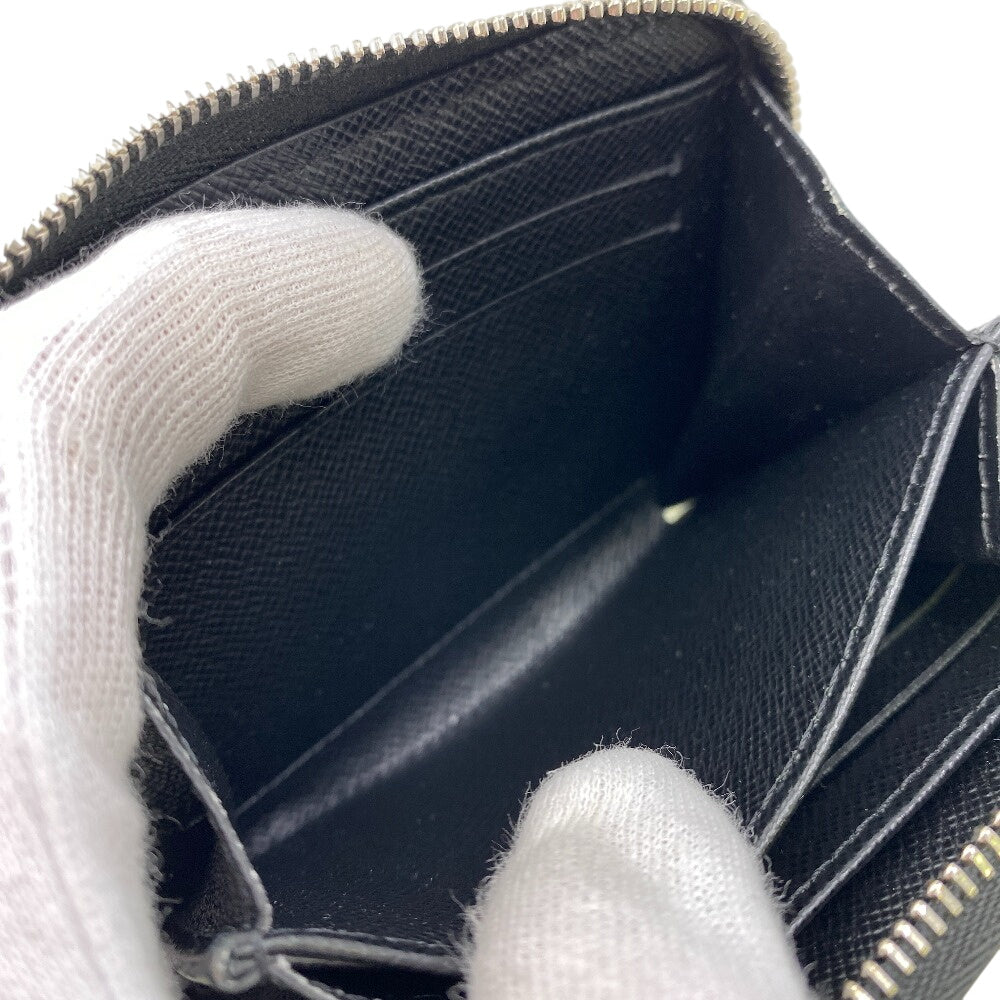 LOUIS VUITTON Coin case M60152 leather black 1 Epi Zip around purse mens(Unisex)  d