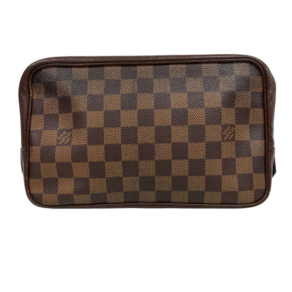 LOUIS VUITTON Clutch bag N47623 leather Brown Damier Truest wallet 25(Unisex)  d