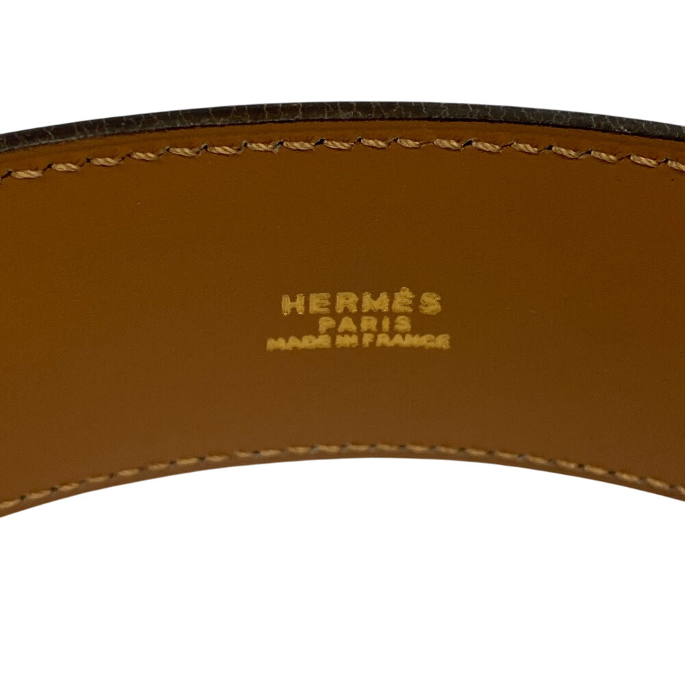 HERMES belt leather black Medor Cory Edssian Women(Unisex)  d