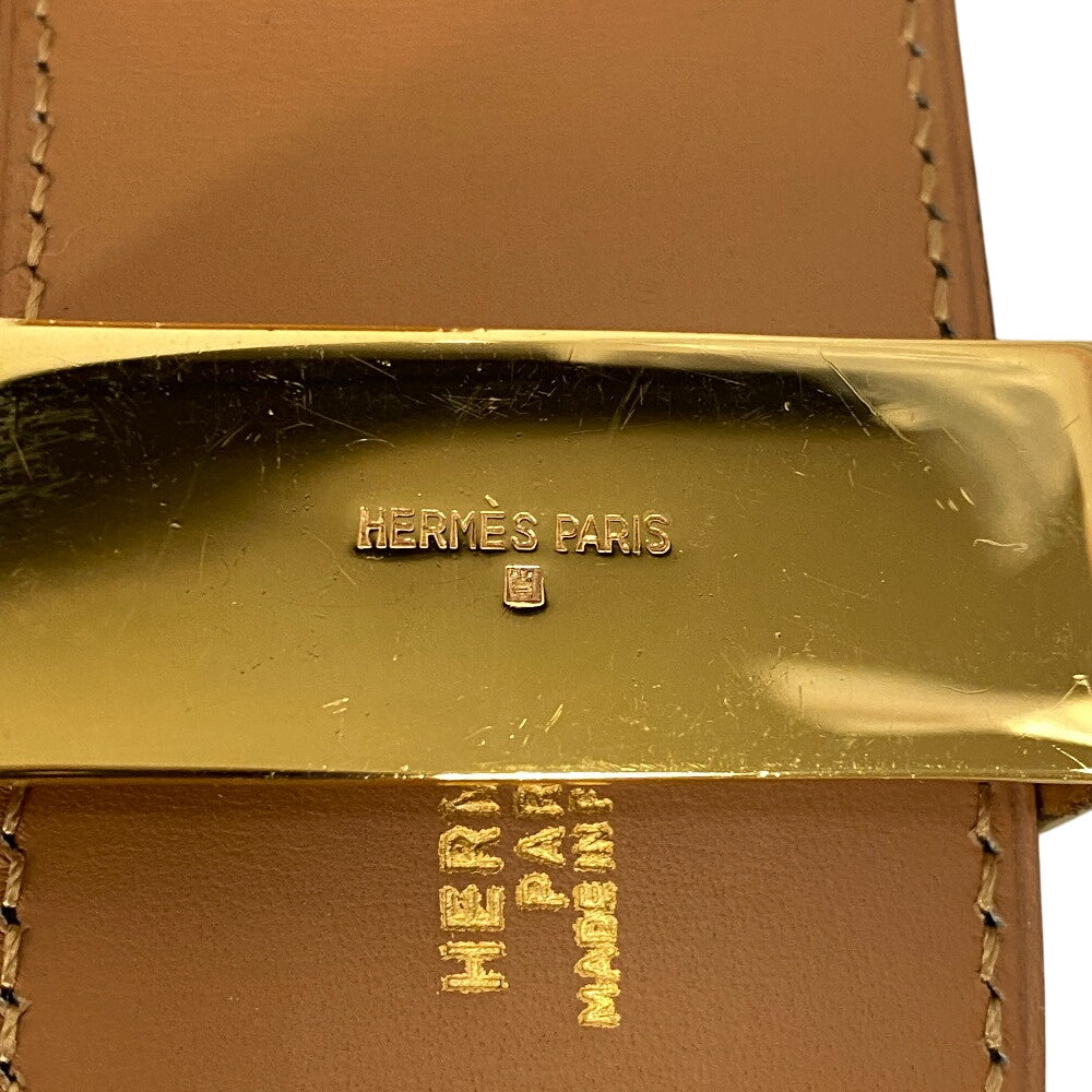 HERMES belt leather black Medor Cory Edssian Women(Unisex)  d