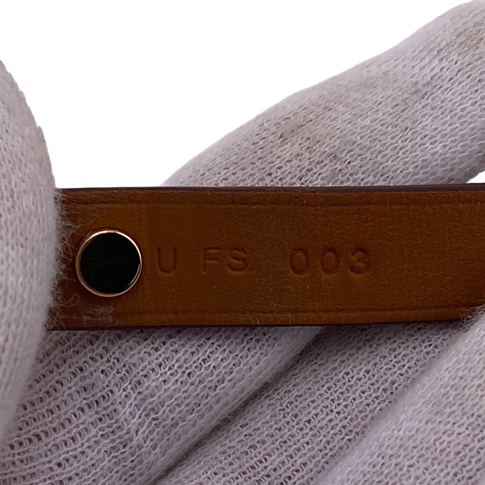 HERMES bracelet leather Brown Asdukour(Unisex)  d