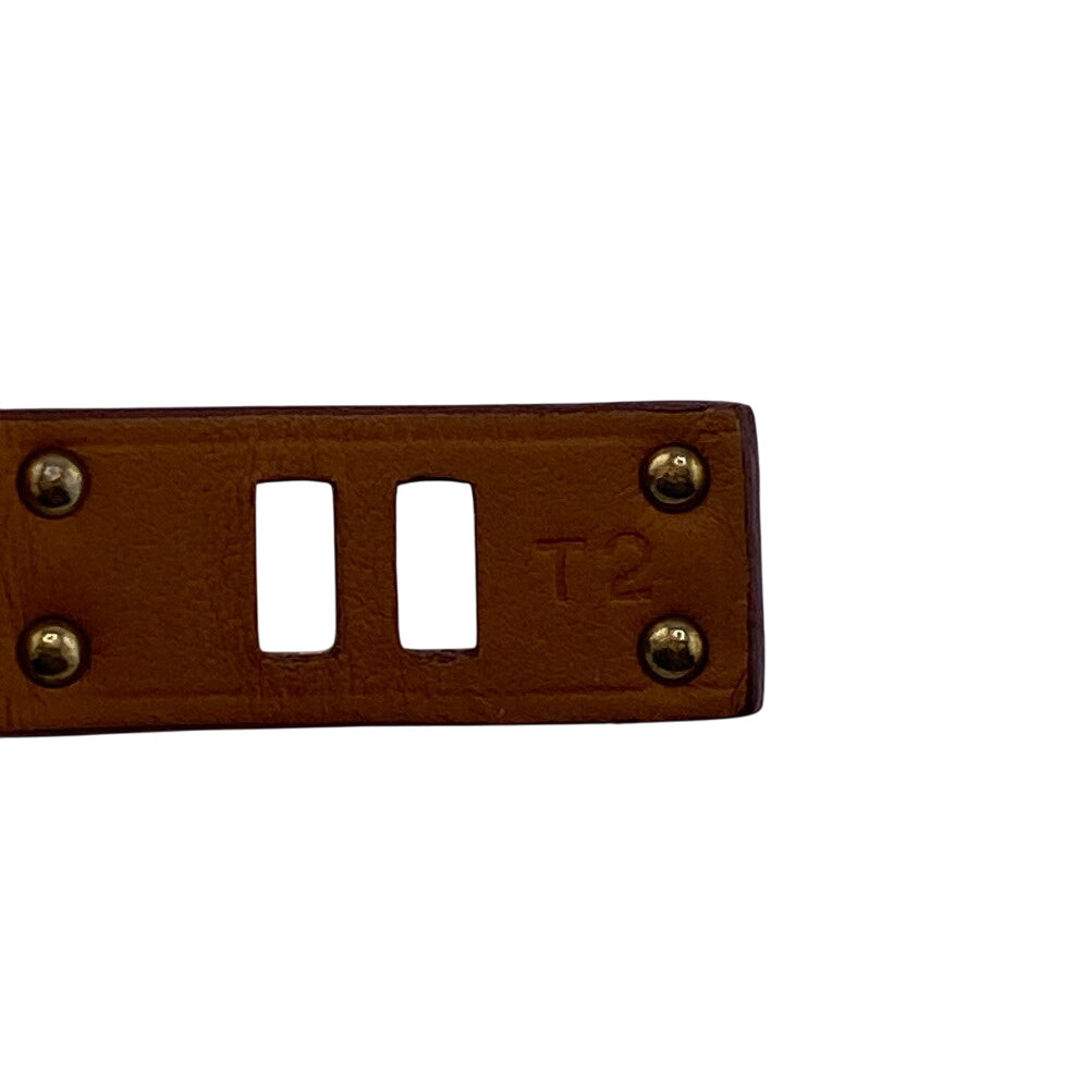 HERMES bracelet leather Brown Asdukour(Unisex)  d