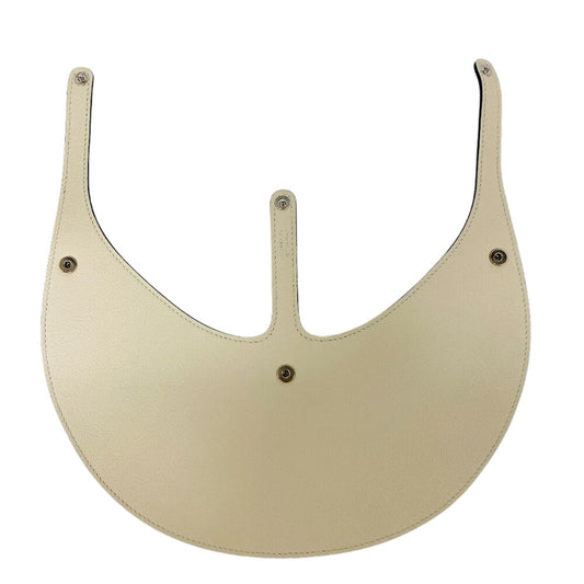 HERMES Sun visor leather blue