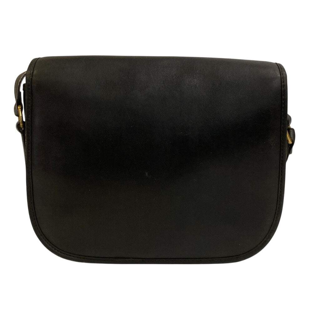 CELINE Shoulder Bag leather black   Crossbody Triomphe