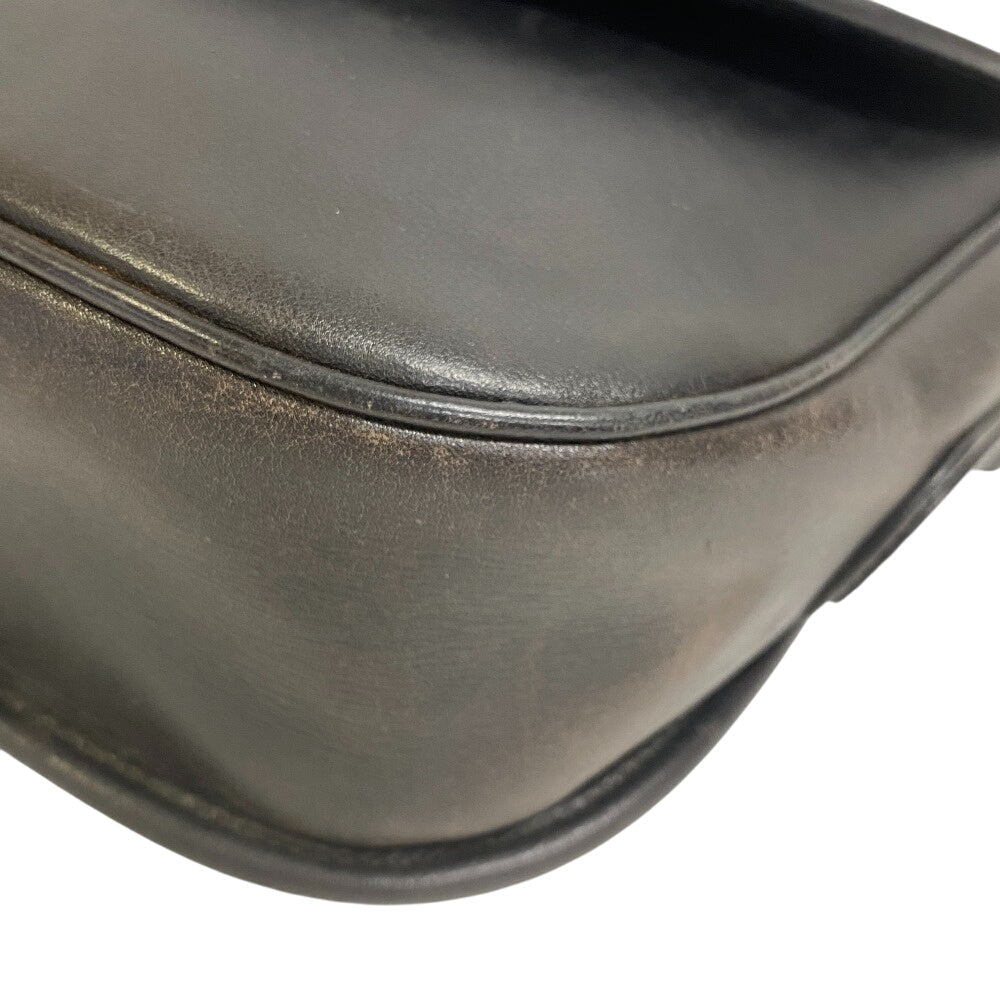CELINE Shoulder Bag leather black   Crossbody Triomphe