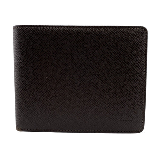 LOUIS VUITTON Bifold Wallet M30428 Taiga Brown Taiga Porte Billets 3 Cartes Crdit