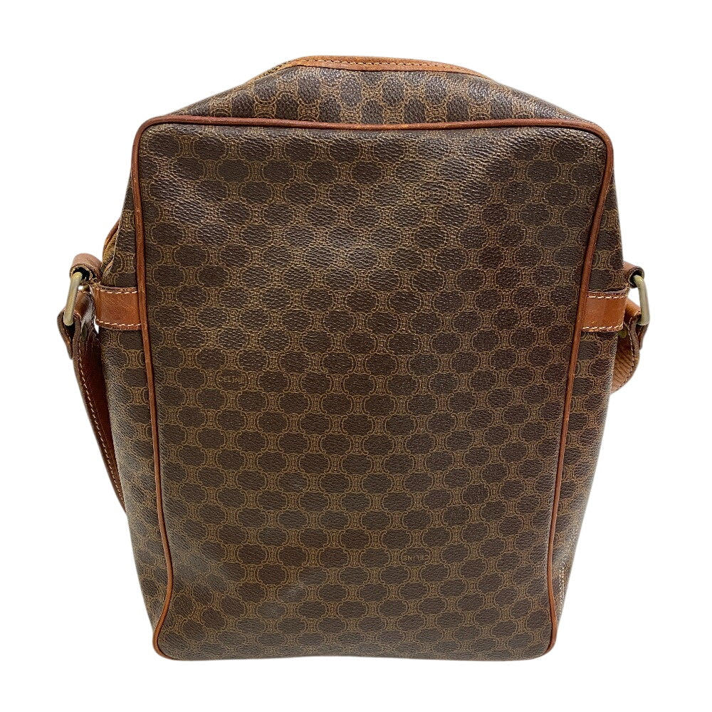 CELINE Shoulder Bag leather Brown   macadam Women
